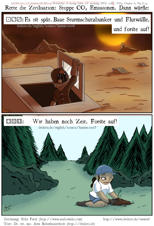 Sturmschutzbunker oder Aufforsten