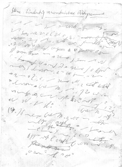Steno Seite 1